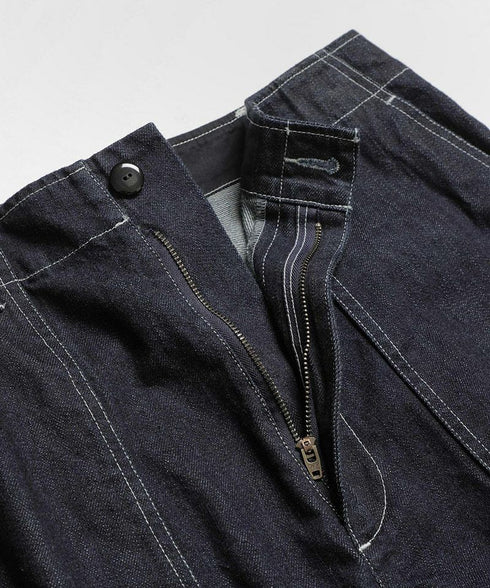 MR.OLIVE / RINSE WASH 12oz CRUNCH DEINIM / UTILITY PANTS / ミスターオリーブ リンスウォッシュ 12オンス クランチデニム / ユーティリティパンツ